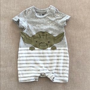 too cute i am yoda onesie